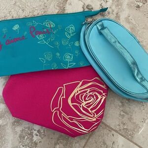 Set the of 3, NWOT Lancôme, Parisian Inspired Cosmic Bags, Colorful Floral